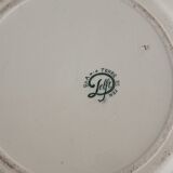 Plat rond terre de fer Salins