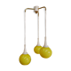 Hanging lamp cascade 3 vintage globes