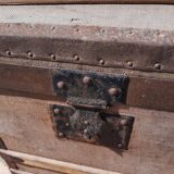 Old bomb travel trunk