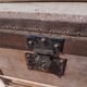 Old bomb travel trunk