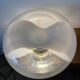 Mazzega Murano Lamp Puliginiso Glass and Stainless Steel 1971