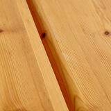 Pinewood dining set by rainer daumiller for hanex, set of 7