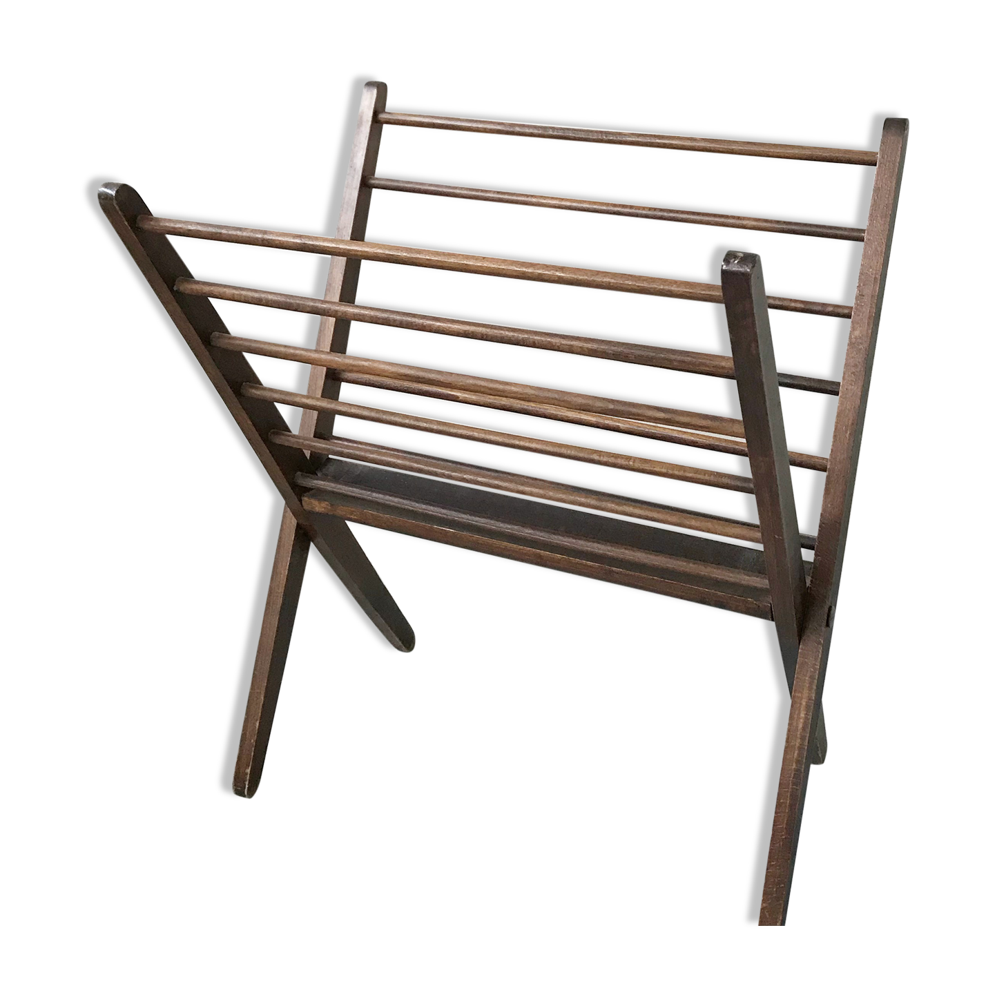 Magazines Scandinavian wooden, folding door