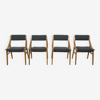 Chaises de Zamojska, années 1970, Set de 4