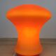 Atomic mushroom lamp orange glass 70's