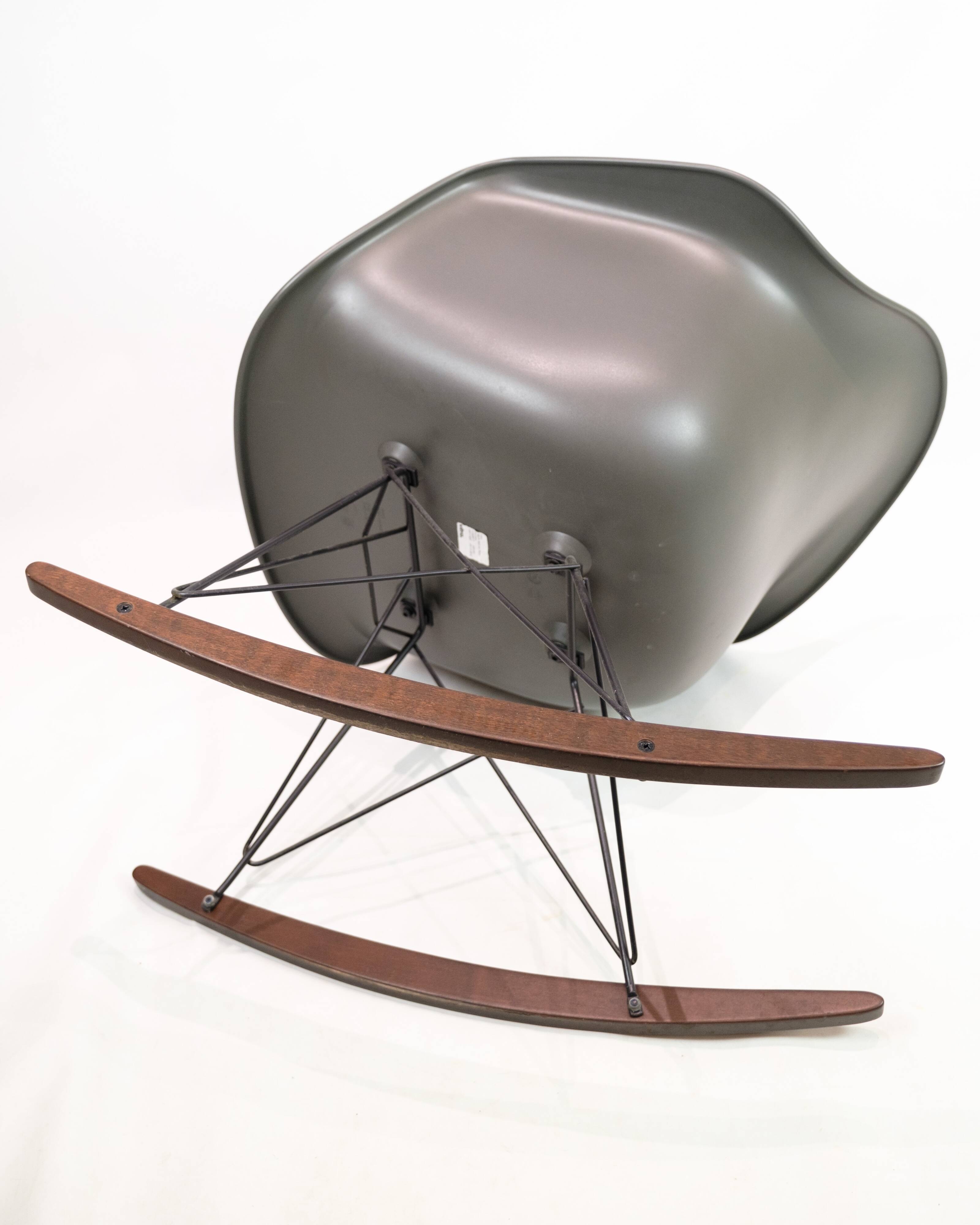 Rocking Chair Made In Plastic By Charles & Ray Eames For Vitra