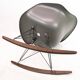 Rocking Chair Made In Plastic By Charles & Ray Eames For Vitra