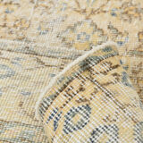 5x8 beige yellow tones turkish rug 247x152cm