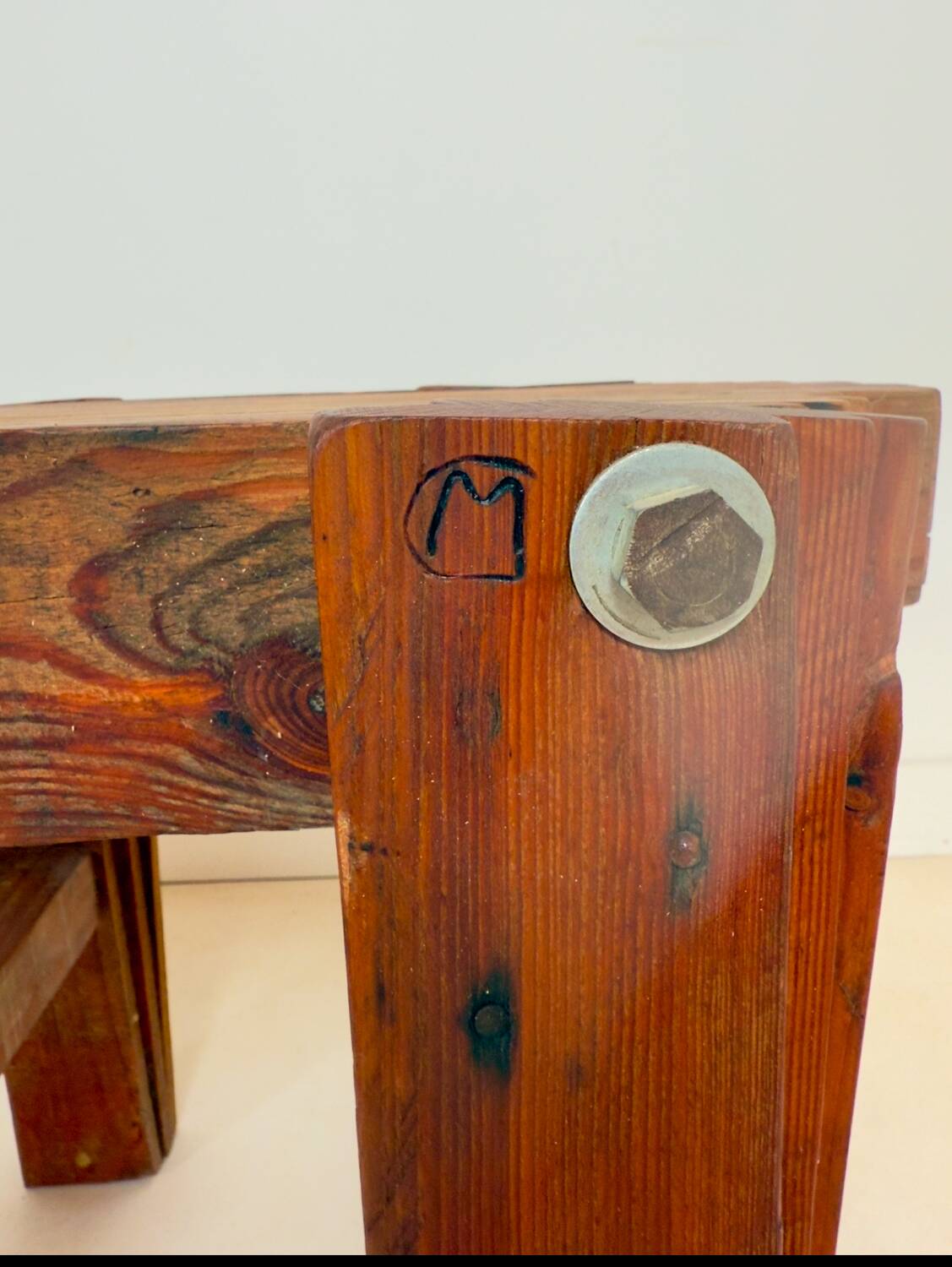 Designer desk, console table and matching stool