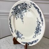 Round plate Iron Earth Salins model "Rocailles" late nineteenth