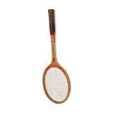 Old wooden tennis racket