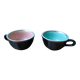 Lot de 2 tasses à café de bar vintage leveille mabit Paris noir rose v