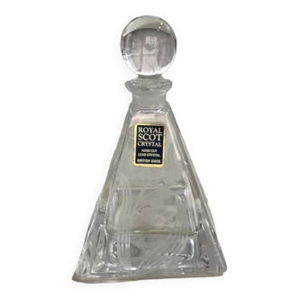 Royal Scot Crystal whiskey decanter