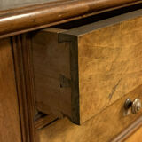 Office has bleached Louis Philippe era in walnut and bramble around 1830