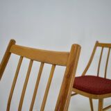 1960s Antonin Suman Beech Dining Chairs, Set of 4