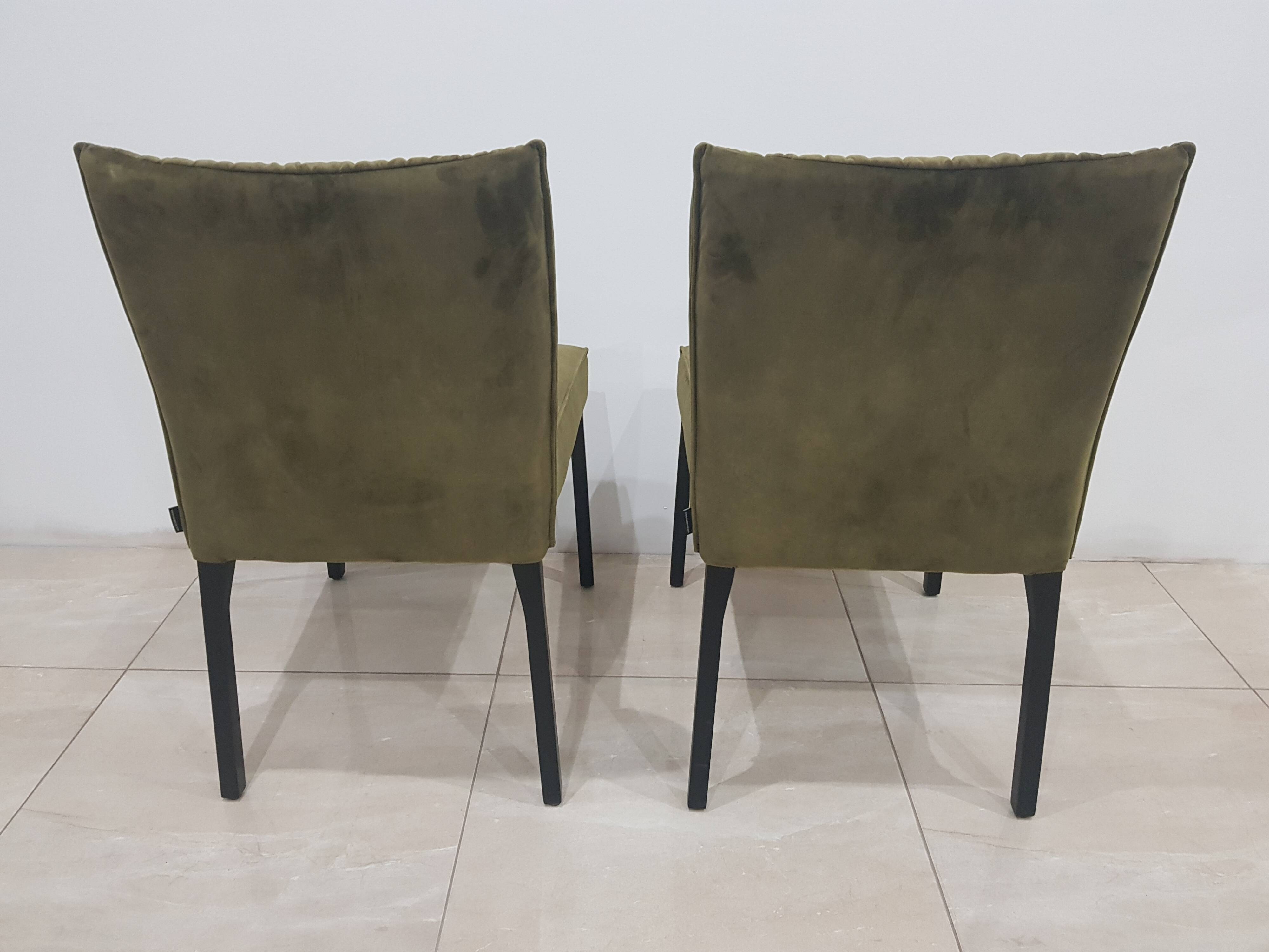 A pair of Musterring chairs, Germany, 1980s.