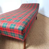 Vintage daybed  50 plaid