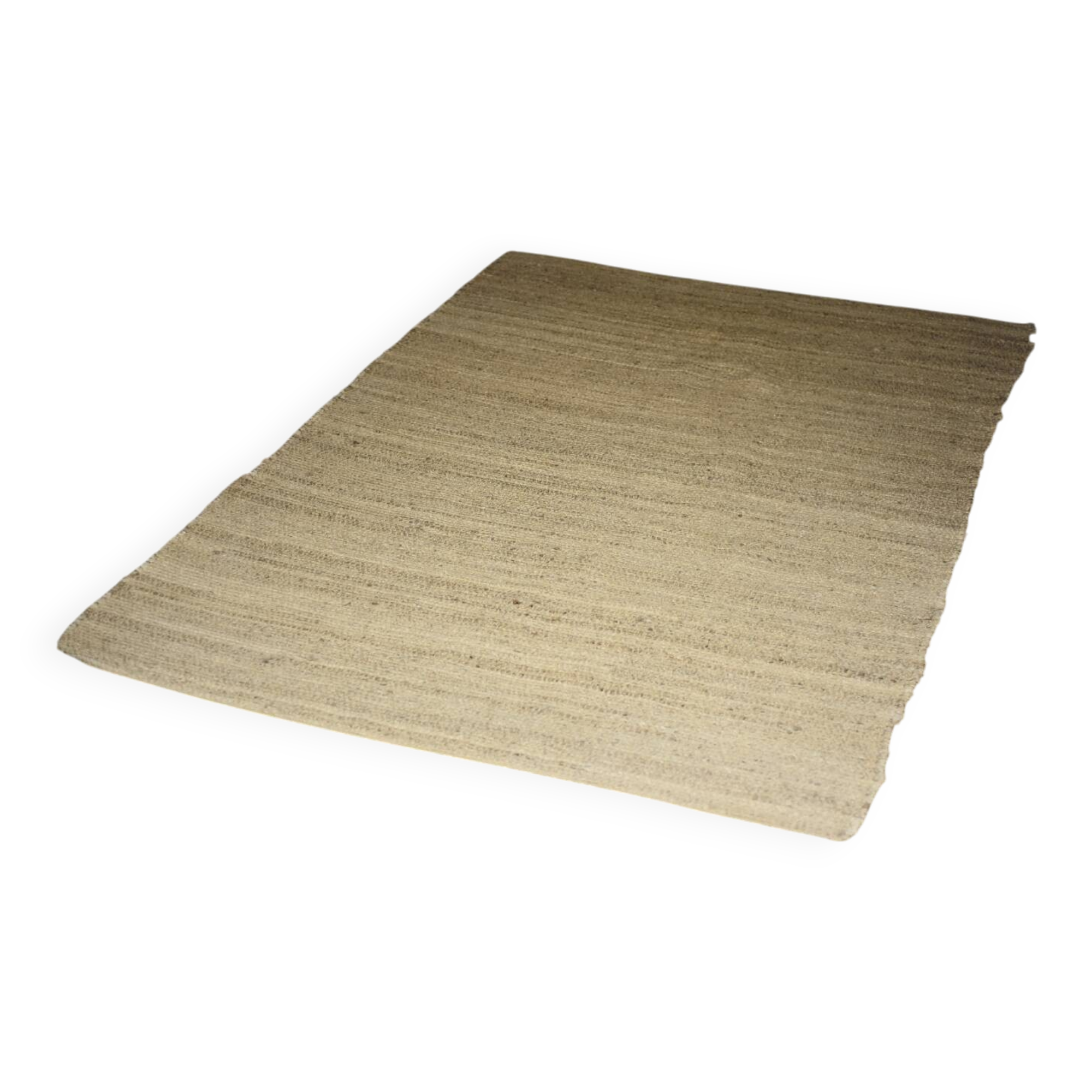 Flat-woven jute Indian rug, 1970s