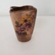 Ceramic vase with floral motif signed Vallauris