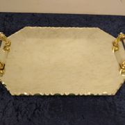 Plateau Art Déco biseauté vintage St Gobain