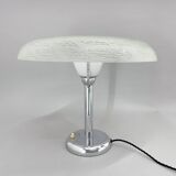 1930s Bauhaus Chrome Table Lamp, Czechoslovakia