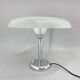 Lampe de table Bauhaus Chrome des années 1930, Tchécoslovaquie
