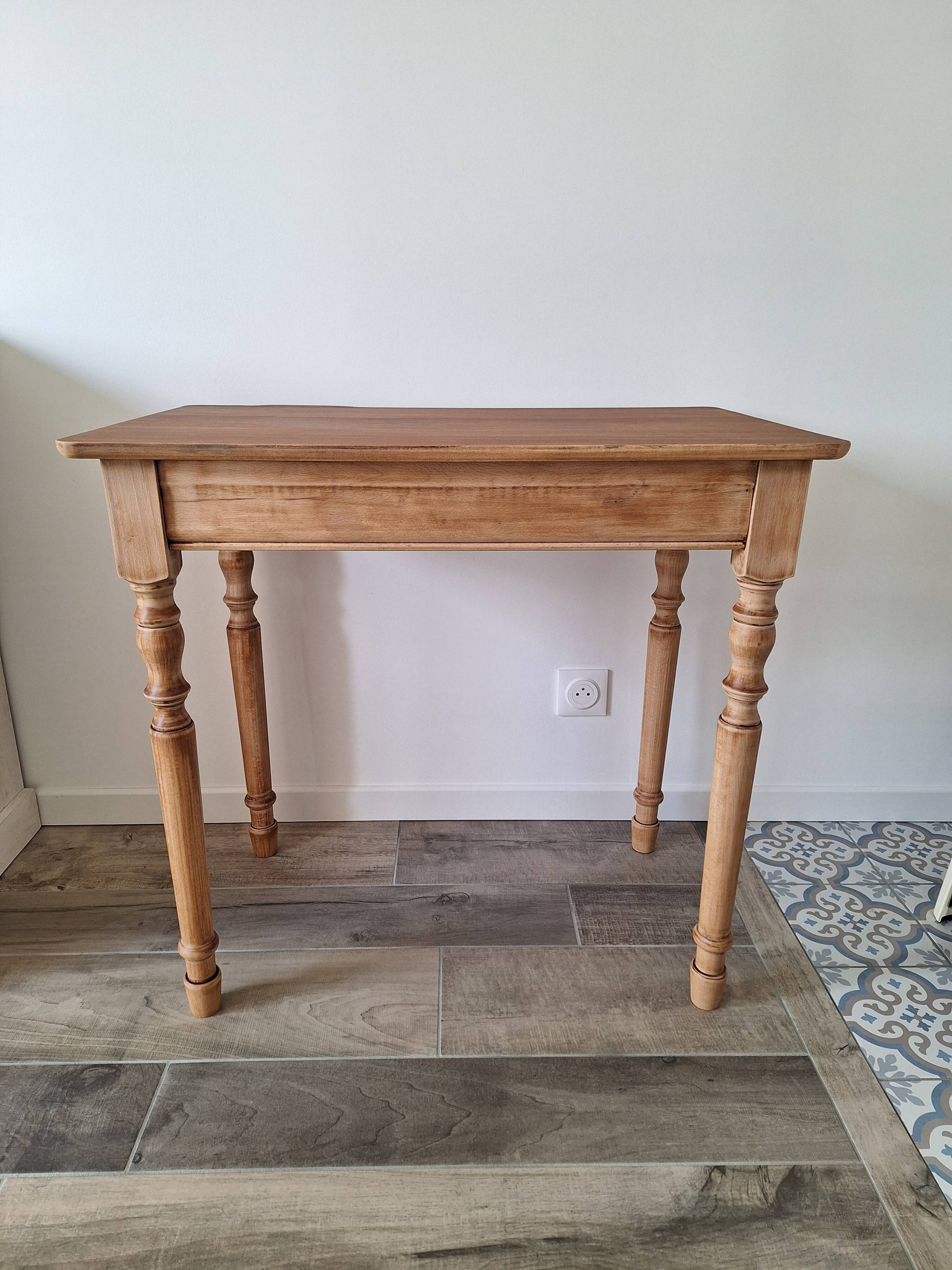Vintage Country Farmhouse Desk / Console / Side Table
