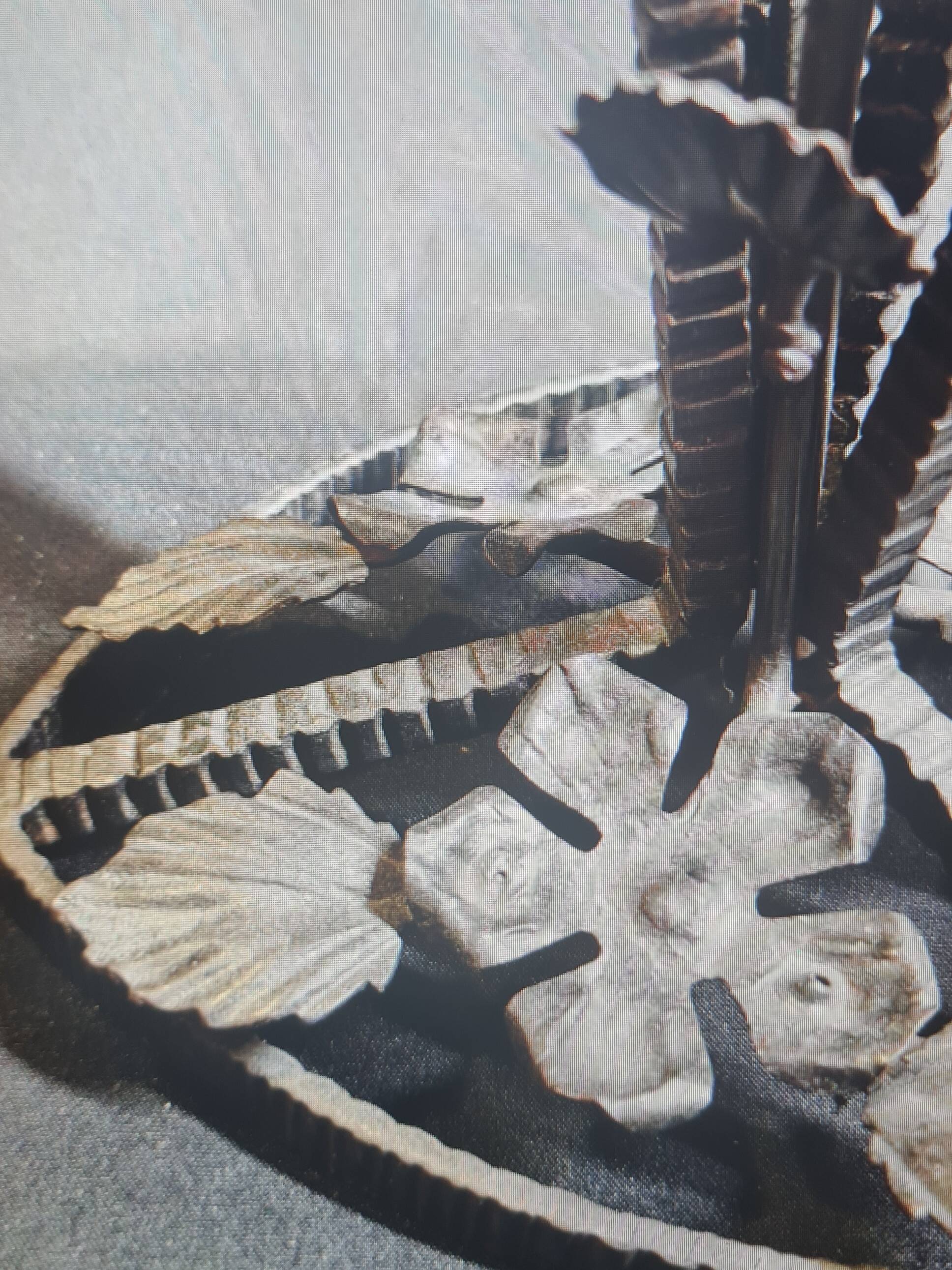 Lampe 1920/40 fer forgé