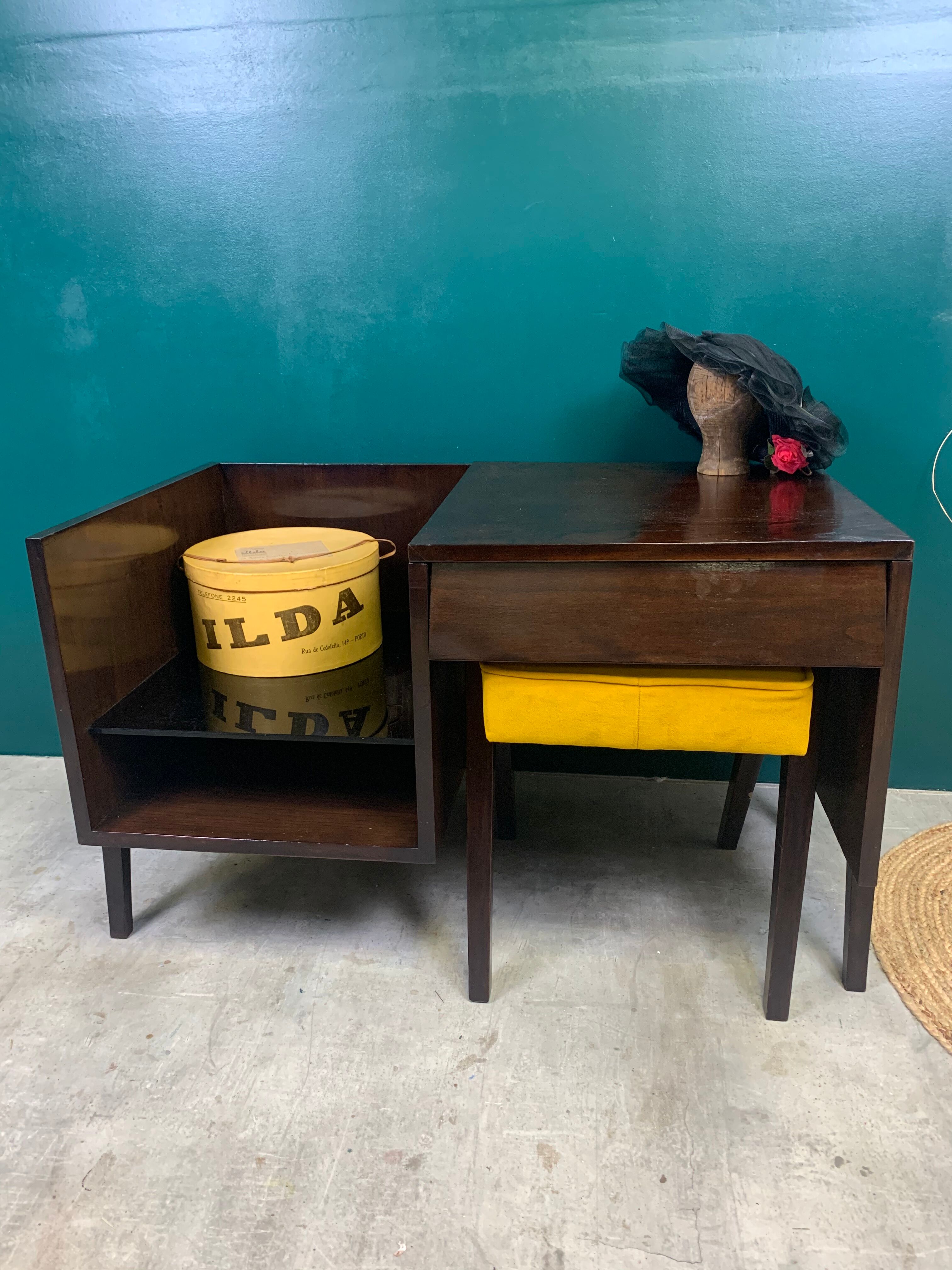 Vintage dressing table with her seat