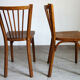 Paire de chaises bistro Baumann années 50/60