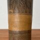 Vintage German brutalist studio pottery vase, 1979