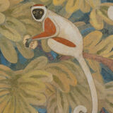 Painted canvas, Chimpanzees, Contemporary work