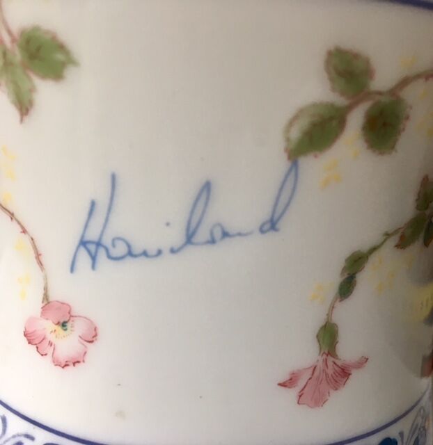 Vase en porcelaine de Limoges  Haviland  collection Dammouse