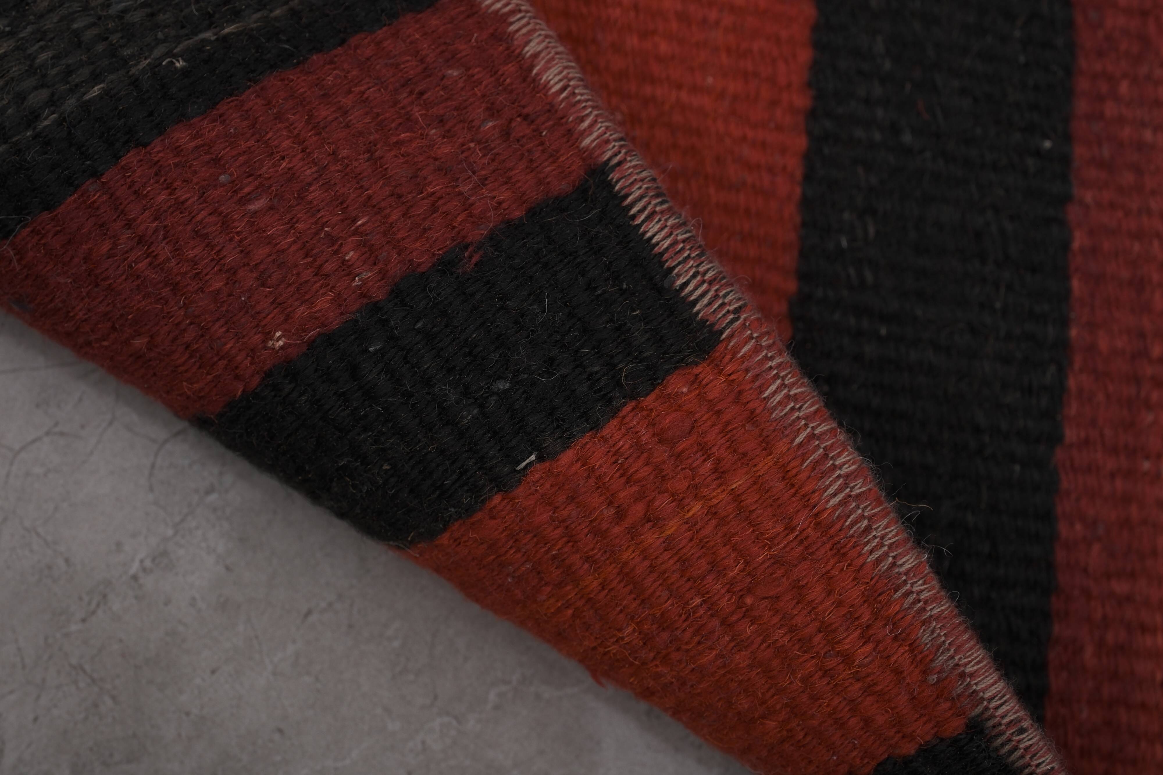 Vintage Turkish Oushak Rug Handwoven 65x695 cm