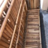 Foldable bamboo bar 70s