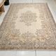 Tapis en laine antique Oushak anatolien