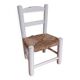 Chaise paillée enfant