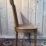 Set of 6 caned chairs in Louis XVI style