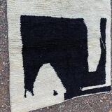 Handmade pure wool Moroccan rug 3x2 m