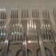 12 Christofle Concorde silver plated dessert forks, 17cm