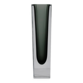 Vase soliflore Murano Sommerso géométrique, années 1970