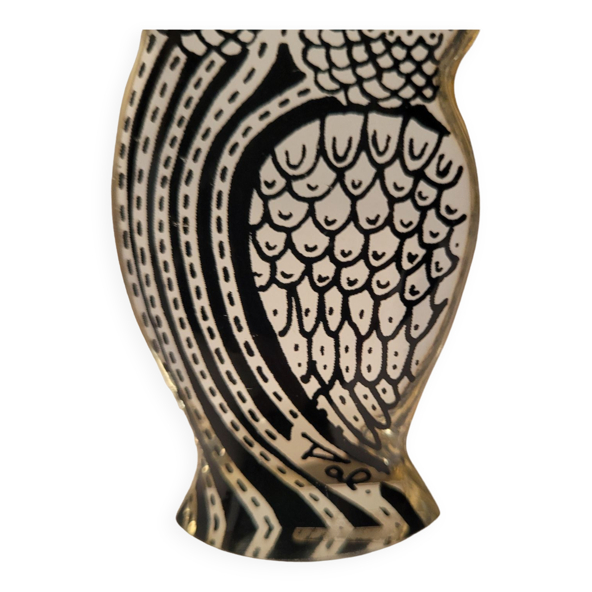 Abraham Palatnik resin owl or owls circa 1970