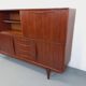 Vintage Scandinavian high sideboard in teak from the 50s and 60s