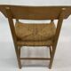 Chaise vintage danoise en corde et bois, années 60