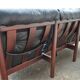 Banquette cuir noir