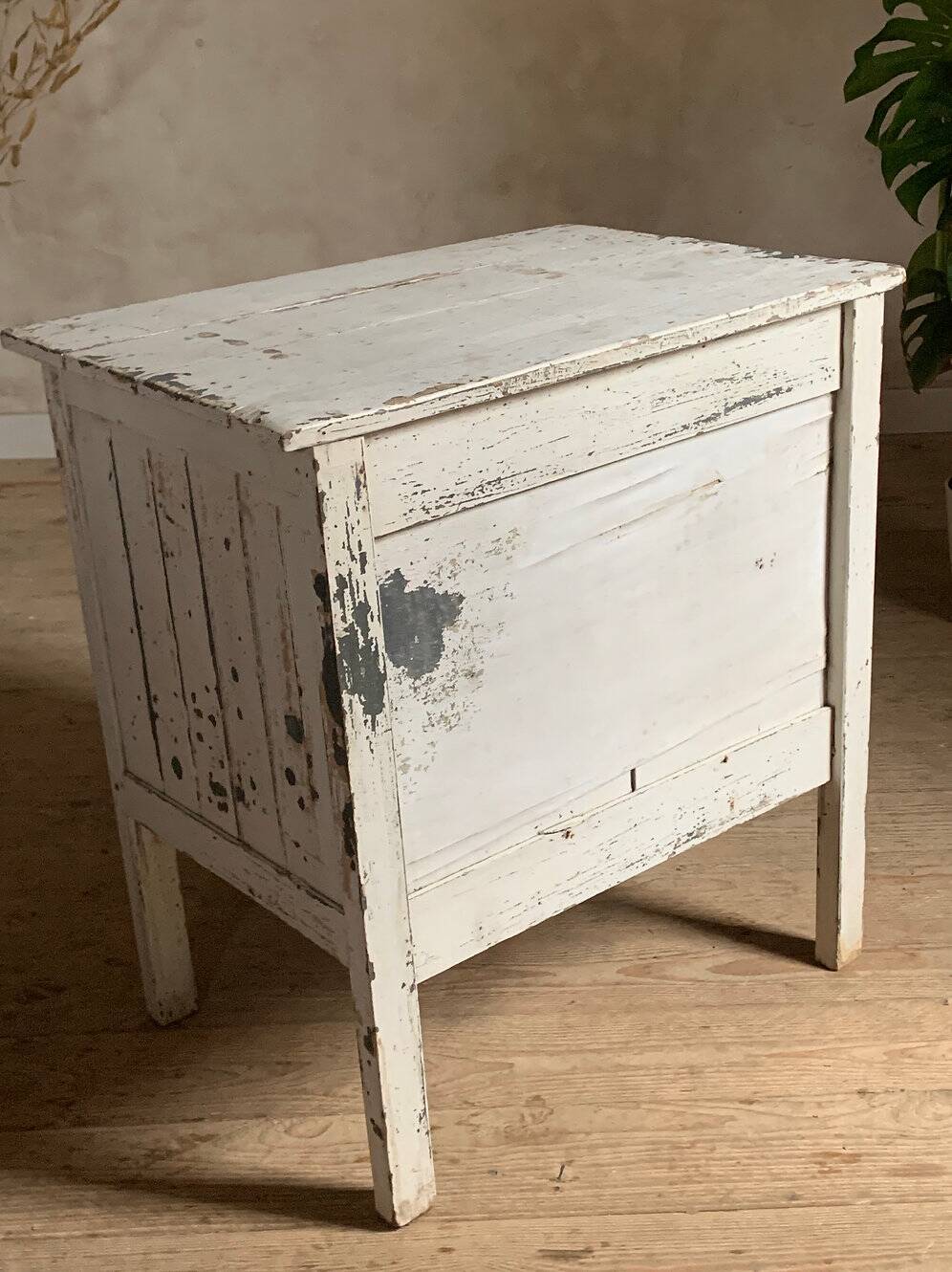 Vintage patinated Parisian chest of drawers