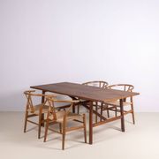 Table à manger en chêne par un ébéniste danois, années 1960, Danemark