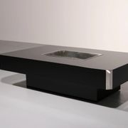 Alveo coffee bar table by Willy Rizzo for Cidue Italy 1970s