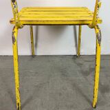 Vintage Yellow Industrial Chair, 1960s