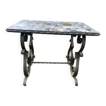 Table Basse en Fer Forgé